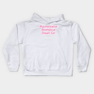 Argumentative Antithetical Dream Girl Taylor Swift Kids Hoodie